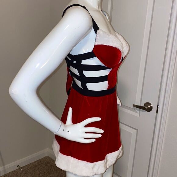 ❤️NEW Cinema Etoile Santa Baby Strappy Babydoll - Picture 6 of 6